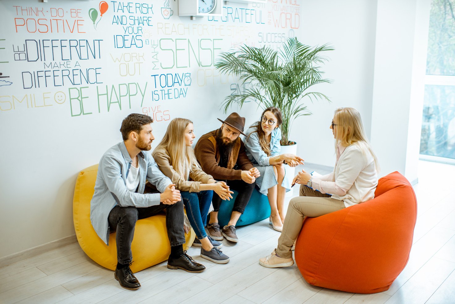 Group of People During the Psychological Therapy 